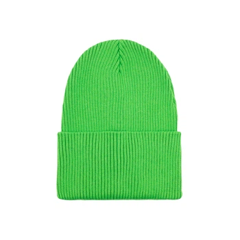 Одношарова в'язана шапка "Саймон" ONE SIZE 02168 Салатовий Talvi