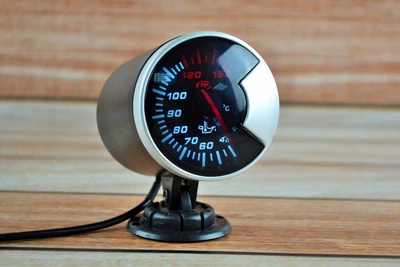 Температура масла KET GAUGE 602703 на ножке черный корпус Ø60мм