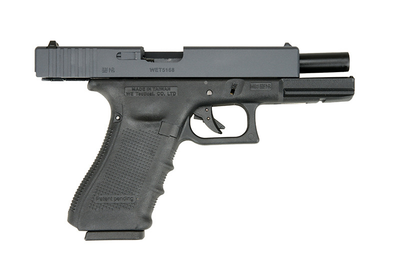 Пістолет Glock 17 Gen4. WE Metal Green Gas (Страйкбол 6мм)