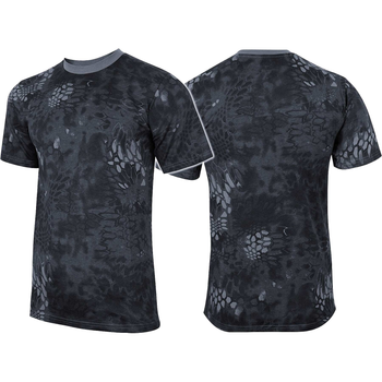 Футболка камуфляжна MIL-TEC T-Shirt Mandra Black L