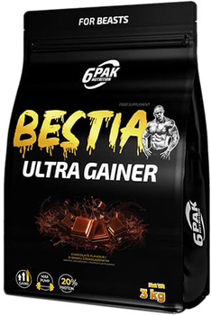 6PAK Bestia Ultra Gainer 3000 g Chocolate (5902811814164)