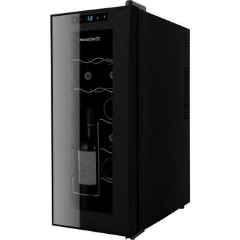 Винна шафа Philco PW12F на 12 пляшок з LED-дисплеєм Чорний