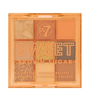 Палетка теней W7 Sweet Pressed Pigment Sweet Brown