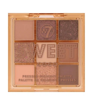 Палетка теней W7 Sweet Pressed Pigment Sweet Coco