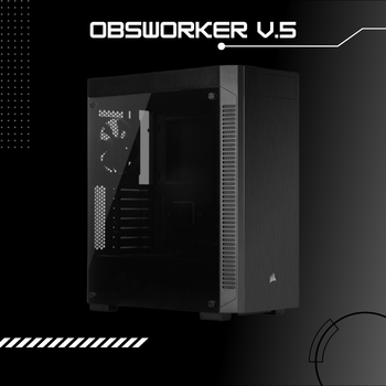 Рабочая станция ПК OBSworker v5 (RTX 4080 16GB/ i5-13600KF / DDR5 32GB / SSD 500GB )