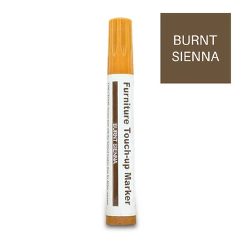 Маркер для реставрации мебели Furniture Marker, ДСП, ламинат, изделия из кожи Burnt Sienna Коричневый + красный