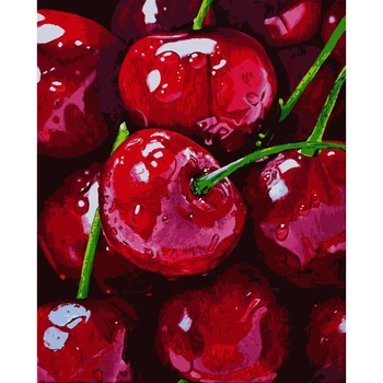 Картина за номерами Brushme "Соковита черешня" 50x40 см складність 4 (PN4935)
