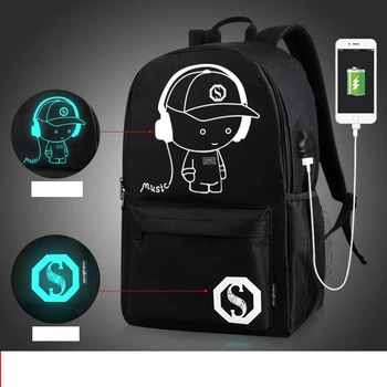 Рюкзак Senkey&Style городской светящийся Music с USB