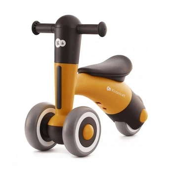 Дитячий 3-колісний беговел Kinderkraft Minibi Honey Yellow 5902533920068