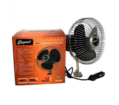 Вентилятор "Elegant" 101541 Металлическая сетка Угол поворота 120*12V "6-дюймов"