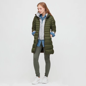 Пуховик Uniqlo UQ0329W S Оливковий