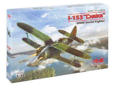 Сборная модель ICM I-153 "Чайка", Советский истребитель 2 Мировой войны 32010
