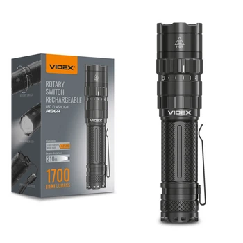 Фонарик портативный светодиодный VIDEX VLF-A156R 1700Lm 6500K