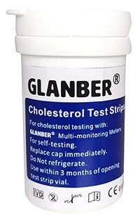 Тест-смужки GLANBER TC01 (холестерин) 10шт