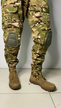Тактичні штани з наколінниками мультикам ріп-стоп 56 (XXXL)