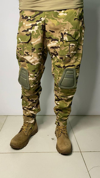 Тактические штаны с наколенниками мультикам рип-стоп 54 (XXL)
