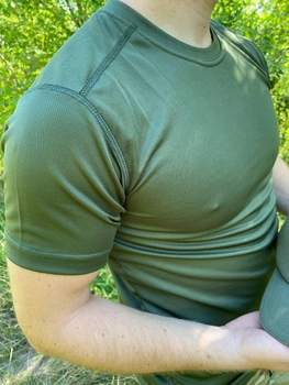 Тактическая футболка олива кулмакс (coolmax) 44 (XS)