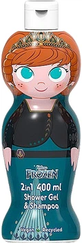Шампунь-гель для душу Air-Val Shower Gel-Shampoo 2in1 Frozen II Anna 400 мл (8411114090504)