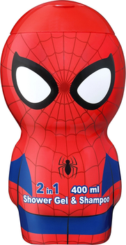Шампунь-гель для душа Air-Val 2in1 Shower Gel & Shampoo Spider-man 400 мл (8411114087276)