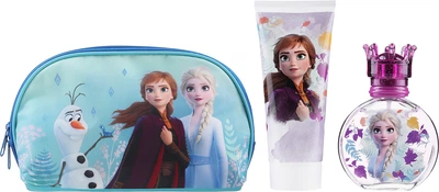 Дитячий набір Air-Val Frozen II Туалетна вода 50 мл + Гель для душу 100 мл + косметичка (8411114085876)