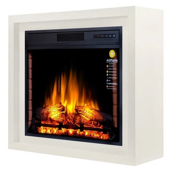 Электрокамин ArtiFlame Bronx AF28S Белый дуб