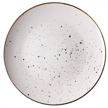 Тарілка обідня Ardesto Bagheria Bright white Білий 26 см (AR2926WGC)