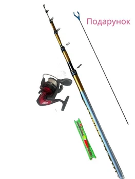 Удочка 4м ASPIR BOLO-MATCH 400 (20-40g) + катушка с леской + поплавочная снасть