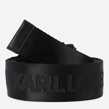 Ремень Karl Lagerfeld KLXCD WEBBING BELT 226W3100-999 143 см Черный (800070289870)