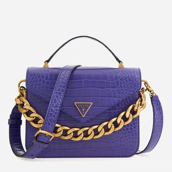 Сумка жіноча крос-боді GUESS RETOUR TOP HANDLE FLAP HWCC8664200-VIO Фіолетова (800070292837)
