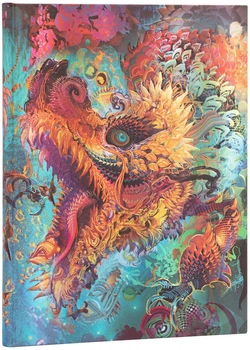 Записник Paperblanks Співаючий Дракон 17.5 х 23 см 144 нелінованих сторінок (9781439781807)