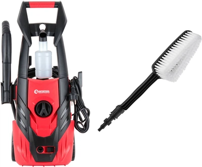 Набор Мойка высокого давления Intertool 1400 Вт + Насадка щетка Intertool DT-1542