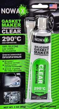 Герметик для скла силиконовий (силикон для фар) 85гр NOWAX [NX34309]