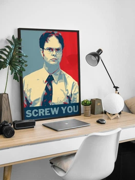 Постер серіалу The Office Офіс Дуайт Шрут Screw You