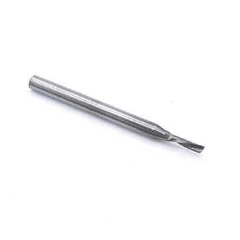Фреза однозаходная для ЧПУ DJTOL D3,175-d2-l8-L38 (стружка вниз) A1LXD3.208