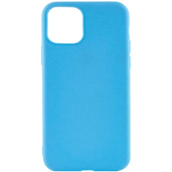 Силіконовий чохол Candy для Apple iPhone 14 Plus (6.7") Блакитний