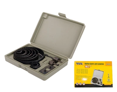 Набір фрез для дерева MASTERTOOL GM (19-127 мм 16 шт. (12-2572)