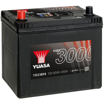 Автомобільний акумулятор Yuasa 12V 60Ah SMF Battery (YBX3014)