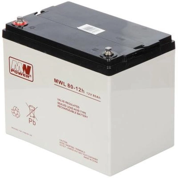 Батарея к ИБП MWPower AGM 12V-80Ah (MWL 80-12h)