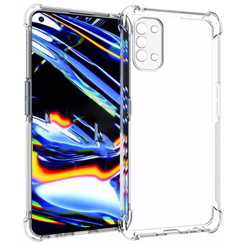 Чехол Fiji Proof для Realme 7 5G (RMX2111) / Realme V5 5G бампер с усиленными бортами Transparent