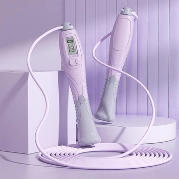 Электронная скакалка со счетчиком прыжков и калорий RETTER SmartRope Violet (RT-SR300-Violet)