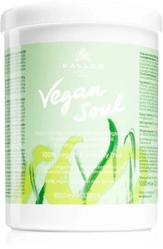 Маска для волос с растительными протеинами и маслом авокадо Kallos Vegan Soul. 1000мл.