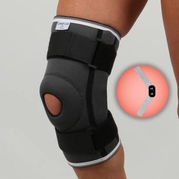 Компресійний наколінник з шарнірами та ременями Orthopoint REF-104 колінний бандаж Розмір M