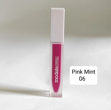 Стойкая матовая помада Models Own Lix Matte Liquid Lipstick 06 Pink Mint Розовый