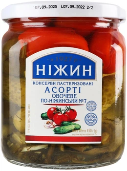 Ассорти овощное Ніжин по-Нежински №7 450 г (4823006806522)