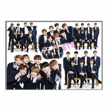 Постер плакат BTS Bangtan Boys 42х29 см А3 (poster_0672)