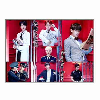 Постер плакат BTS Bangtan Boys 42х29 см А3 (poster_0685)