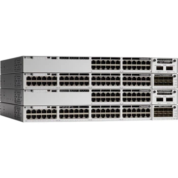 C9300-48T-E - Catalyst 9300 48x 1GE, Opcjonalny moduł uplink, Network Essentials, Cisco 48x1GE, Essentials Комутатор Refurbished