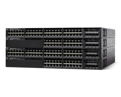 WS-C3650-48PS-L - 48 Port PoE+, [390W], 4x1G Uplink, LAN Base, L3, Cisco Catalyst 3650 Комутатор Refurbished