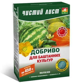 Удобрение для бахчевых культур Чистый Лист / 300 г