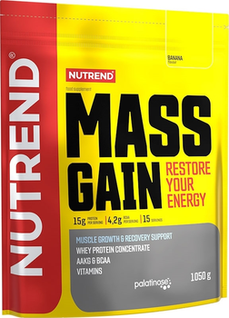 Гейнер Nutrend MASS GAIN 1050 г Ваниль (8594073177773)